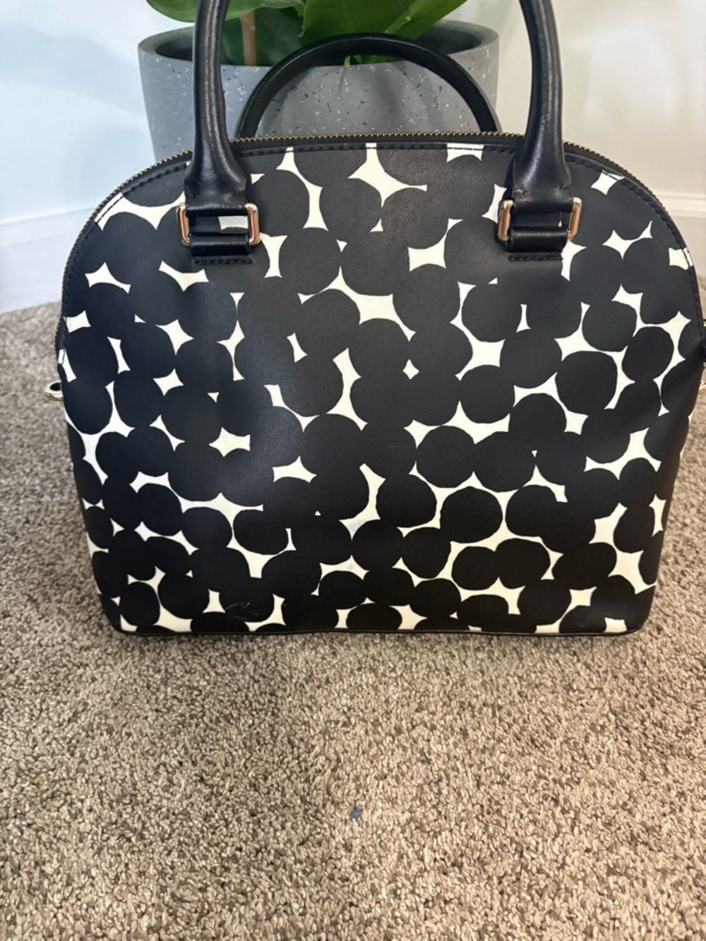 Kate Spade Carli Grove Street Spledge Dot Domed Satchel - Picture 3 of 8
